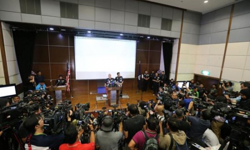马来西亚警方:11人合谋杀金正男 4人落网7人在逃